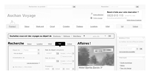 illustration projet UX Auchan voyage