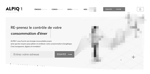 UX plateforme d'énergie