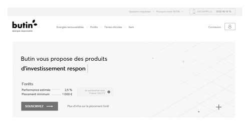 UX plateforme investissement