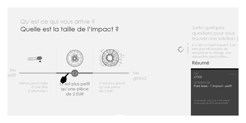 UX remplacement pare-brise