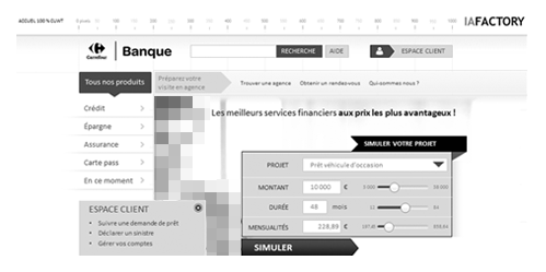 UX enseigne bancaire