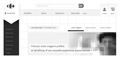UX prospective e-commerce