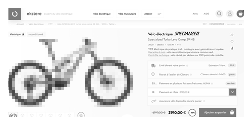 UX vélo recyclé
