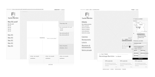 UX réservation casino