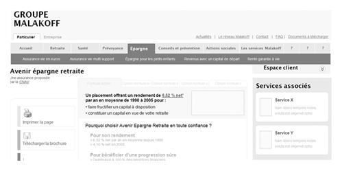 UX transactionnel prévoyance