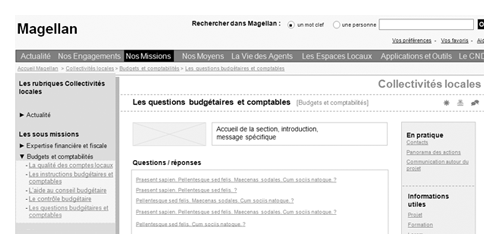 UX intranet institutionnel