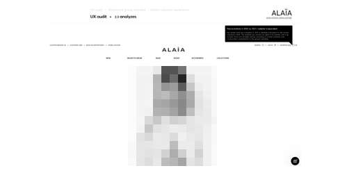 Audit UX luxe