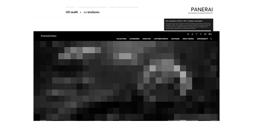 Audit UX luxe