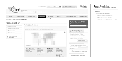 UX intranet énergie