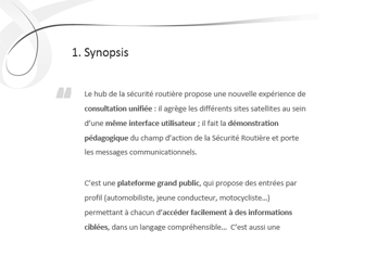 Synopsis de site web