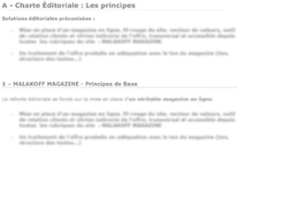 Charte éditoriale
